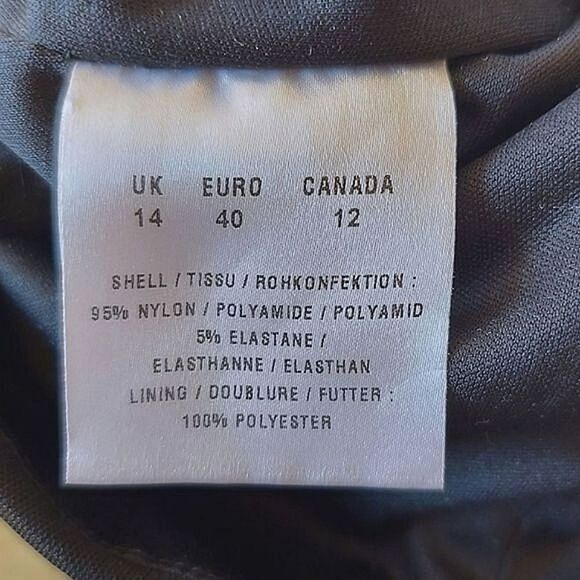 Vtg Y2K Precis Petite black ruched mesh overlay camisole - Picture 11 of 12